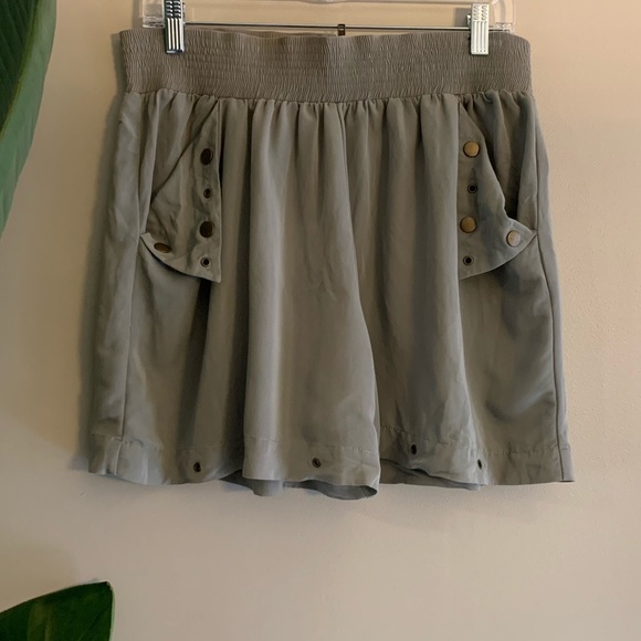 high waisted culotte shorts
